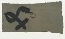 Untitled by Antoni Tàpies, Spain, sold Nov 2017
