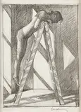 Daniel Ludwig, Study for Woman on a Ladder