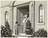 Chris Van Allsburg, Untitled drawing from The Garden of Abdul Gasazi