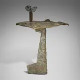 Frederick John Kiesler, Untitled (sculpture), patinated bronze