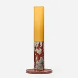 Ettore Sottsass, Rosso Francia 3 from the Esercizi series, 1998, glass, marble