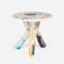 Misha Kahn, Heyerdahl table, 2014, concrete, pigment