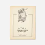 Apple Computer Company, Apple I manual, 1976, stapled printed paper