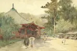 Alfred East, Nikko, Japan, watercolour