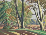 Ethelbert White, Woodland landscape
