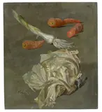 Christian Friedrich Gille, Studie von verschiedenen Gemüsen (Möhren, Lauch und Kohl)