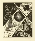 Kleine Welten VI by Wassily Kandinsky, 1922, Holzschnitt auf Velin, sold May 2019