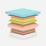 Gopuram occasional table by Ettore Sottsass, 1988, lacquered wood, sold Jul 2023