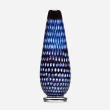 Edward Hald, Graal vase, hand-blown glass