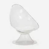 Erwine & Estelle Laverne, Lily chair (from the Invisible Group series), 1960, Lucite, vinyl
