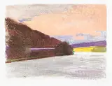 Wolf Kahn, Untitled (Connecticut River), Germany/USA