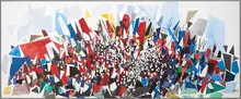 Color Abstraction by Robert Goodnough, sold Nov 2017
