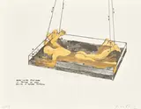 Roxy Paine, Man Lying Face Down in a Trough of Mud Having a Temper Tantrum from Way Cool