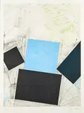 Joel Shapiro, Untitled, 1992, Etching and aquatint in colors (Framed)