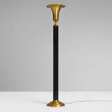 Art Déco, Torchère, c. 1935, brass, lacquered brass