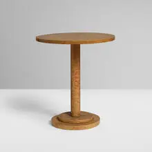 Art Déco, Occasional table, c. 1925, elm burl