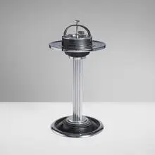 W.J. Campbell, Climax cocktail smoker, 1934, chrome-plated and enameled steel