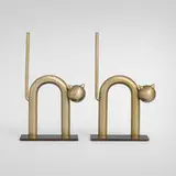 Walter von Nessen, Cat bookends model 17042, pair