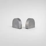 William Lescaze, Duet salt and pepper shakers, c. 1935, aluminum, Bakelite