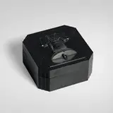 Hickok Company, Liberty Bell covered trinket box, c. 1955, plastic