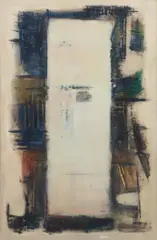 Jean Xceron, Painting #3, 1957, oil on canvas