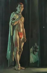 William Baillie, Portrait of a dancer, oil on canvas