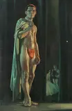 William Baillie, Portrait of a dancer, oil on canvas