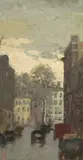 Bruton Street by Bernard Dunstan R.A., R.W.A., N.E.A.C., H.P.S., oil on board, sold Sep 2019