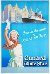 Tom Curr, CUNARD WHITE STAR, America this year....