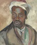 Anta Rupflin, Nordafrikaner, 1930, Öl und Tempera auf Leinwand, auf Leinwand aufgezogen