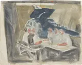 Otto Dix, Im Unterstand