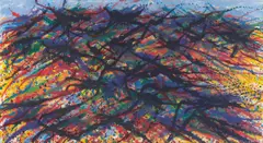 Max Uhlig, Ohne Titel (Georgshöhe), 1981, Öl auf Leinwand