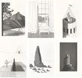 David Hockney, Illustrations for six fairy tales from the Brothers Grimm, 1969, 39 Radierungen auf handgeschöpftem Velin in 6 Faltbögen