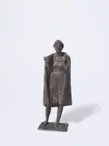 Kleine Mantelträgerin by Gerhard Marcks, 1939, Bronze mit brauner Patina, sold Jun 2021