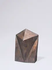 Michael Croissant, Kopf, 1999, Bronze mit kupferfarbener Patina
