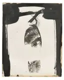 Antoni Tàpies, Footprint, 1967, Tusche auf festem Papier
