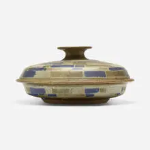 Joel Edwards, Covered dish, c. 1965, glazed stoneware