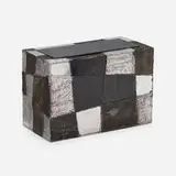 Argente table, model PE 37 from a Los Angeles interior by Oliver Furth by Paul Evans, c. 1968, welded and patinated aluminum, slate, sold Jul 2023