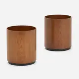 Jens Risom, Wastepaper baskets from a Los Angeles interior by Oliver Furth, set of two