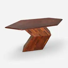 Don Shoemaker, Dining table, c. 1965, stacked cocobolo