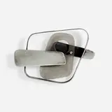 Margaret De Patta, Production Pin #41, 1949, sterling silver, stainless steel