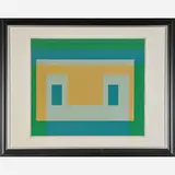 I-S Variant 1 by Josef Albers, Germany/USA, sold May 2017