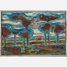 William Pellicone, Trees and Setting Sun