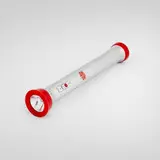 Eveready, Slim Jim Masterlite flashlight, 1961, aluminum, plastic