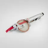 Dymo Corporation, Typewriter (label maker), c. 1960-65, polished aluminum, plastic