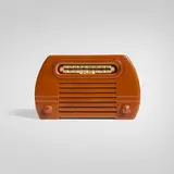 Fada, Temple radio, model 652, 1946, Catalin, acrylic
