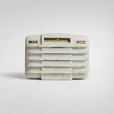 Roebuck Sears & Co., Silvertone radio, model 3251 (Onyx), c. 1940, Plaskon plastic