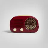 Fada, The Cloud radio, model 845, 1946, polystyrene, plastic, fabric