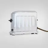 McGraw Electric Company, Toastmaster single-slice toaster, model 1A4, 1934-39, chrome-plated steel, Bakelite