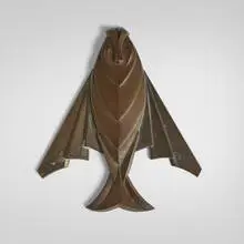 Art Déco, Ornament, c. 1935, patinated bronze